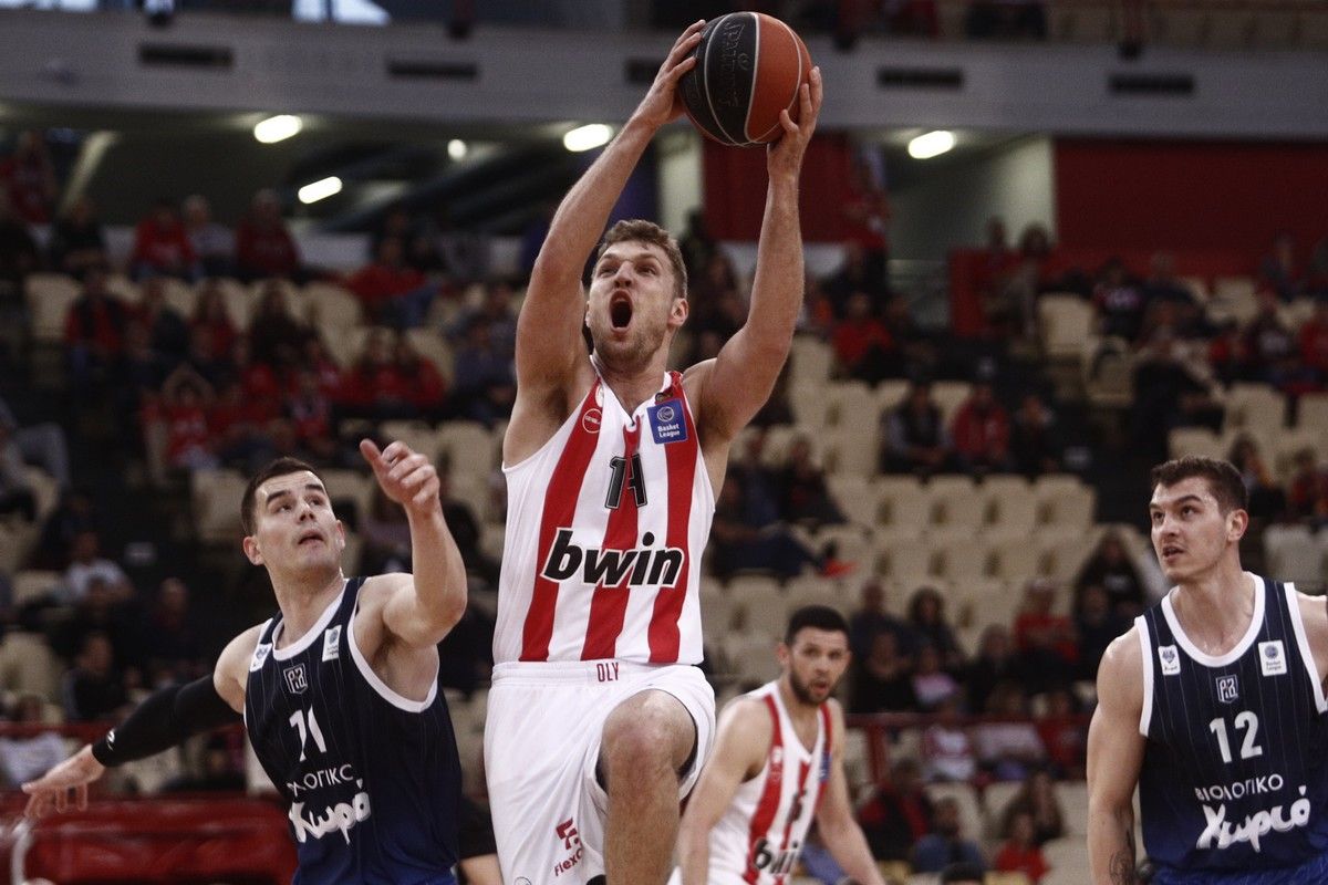 Basket League: Άνετη νίκη του Ολυμπιακού κόντρα στην Καρδίτσα (92-61)