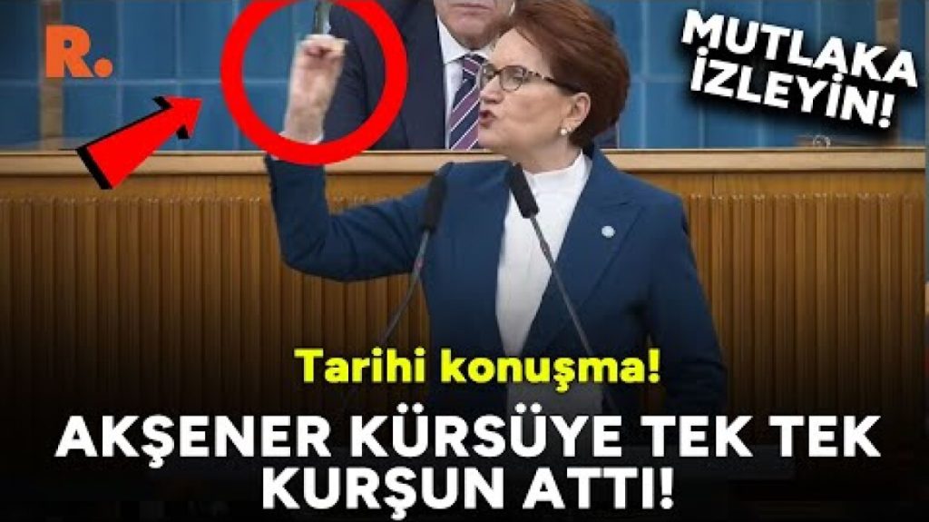 Τουρκία: Με… σφαίρες εμφανίστηκε στην ομιλία της η Μ.Ακσενέρ – «Αιχμές» κατά του Ρ.Τ.Ερντογάν