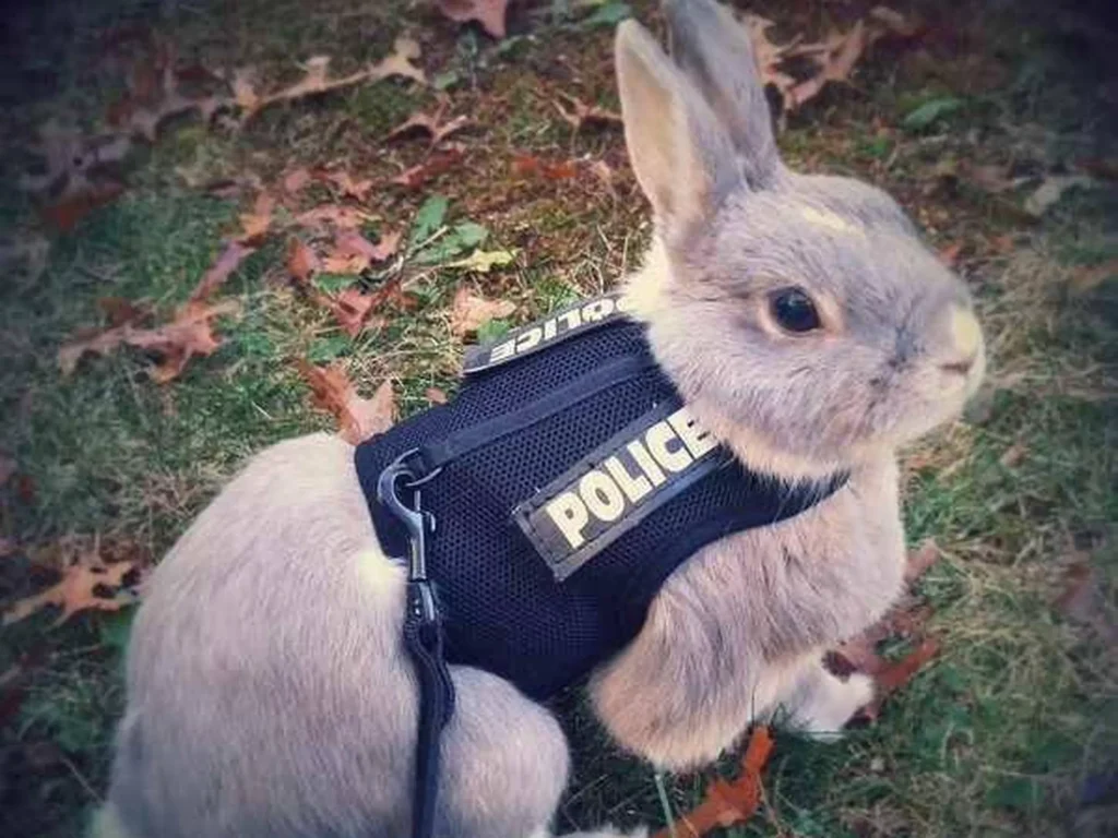 Καλιφόρνια: O «χνουδωτός» αστυνομικός – Το κουνέλι «αξιωματικός ευεξίας» σε ρόλο ψυχοθεραπευτή (βίντεο)