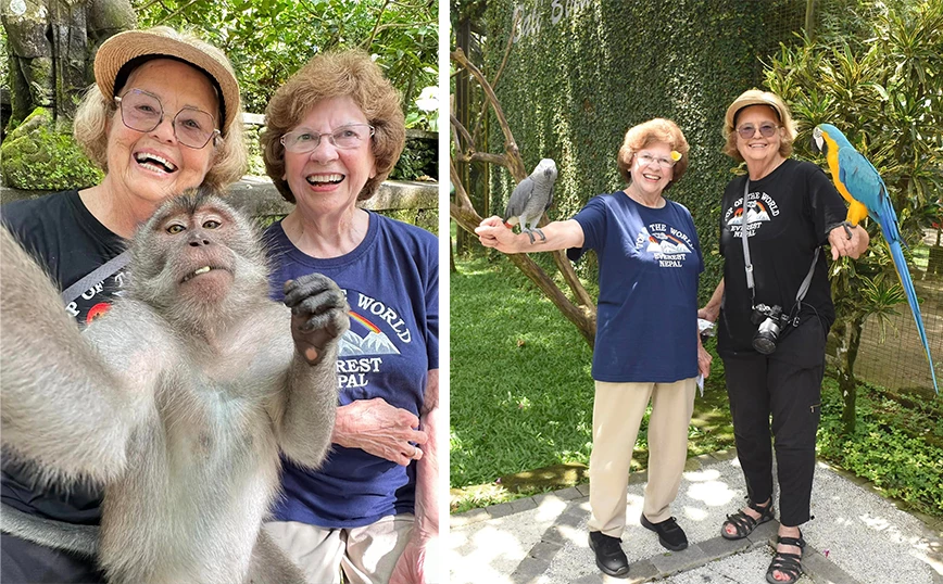 Τέξας: Δύο 81χρονες φίλες έκαναν τον «Γύρο του Κόσμου σε 80 μέρες» (φωτό)