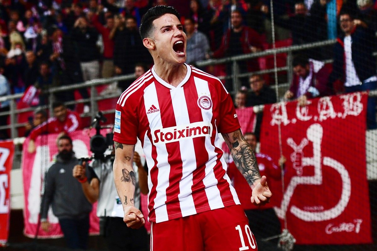 Χωρίς Χάμες Ροντρίγκες ο Ολυμπιακός με την ΑΕΚ για το Κύπελλο Ελλάδας