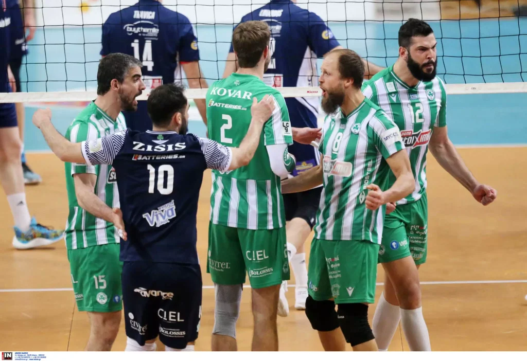 Παναθηναϊκός – Ολυμπιακός 3-2: Με ανατροπή κατέκτησαν το League Cup οι «πράσινοι» στο βόλεϊ ανδρών
