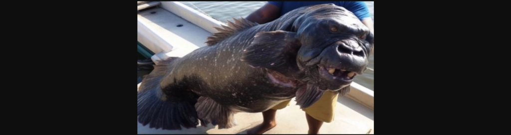 Το περίεργο ψάρι – «γορίλας» που έχει μπερδέψει το διαδίκτυο (φωτο)