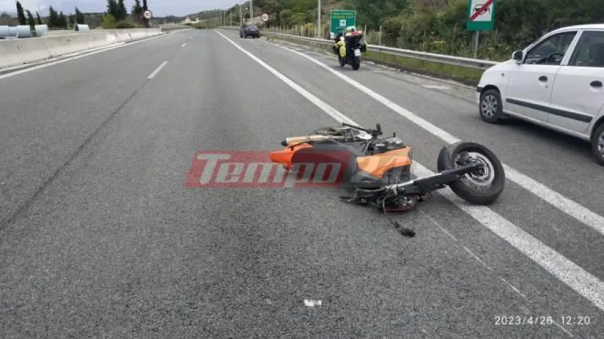 Τροχαίο δυστύχημα στην Πάτρα: Νεκρός 41χρονος οδηγός μηχανής (φώτο)