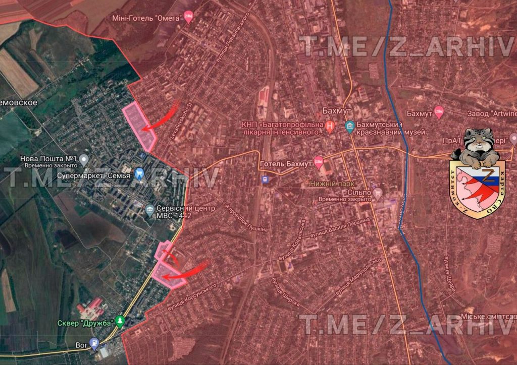 2000 Ουκρανοί έχουν οχυρωθεί στις εσχατιές του Μπάκχμουτ-Αρτεμοφσκ