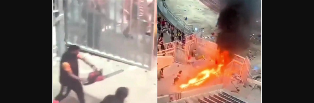 Champions League Αφρικής: Οπαδός «μπούκαρε» στο γήπεδο με αλυσοπρίονο (βίντεο)