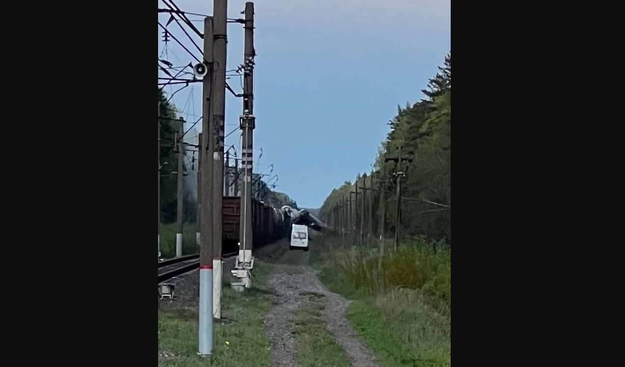 Ρωσία: Εκτροχιάστηκε εμπορευματική αμαξοστοιχία στην περιφέρεια Μπριάνσκ (βίντεο)