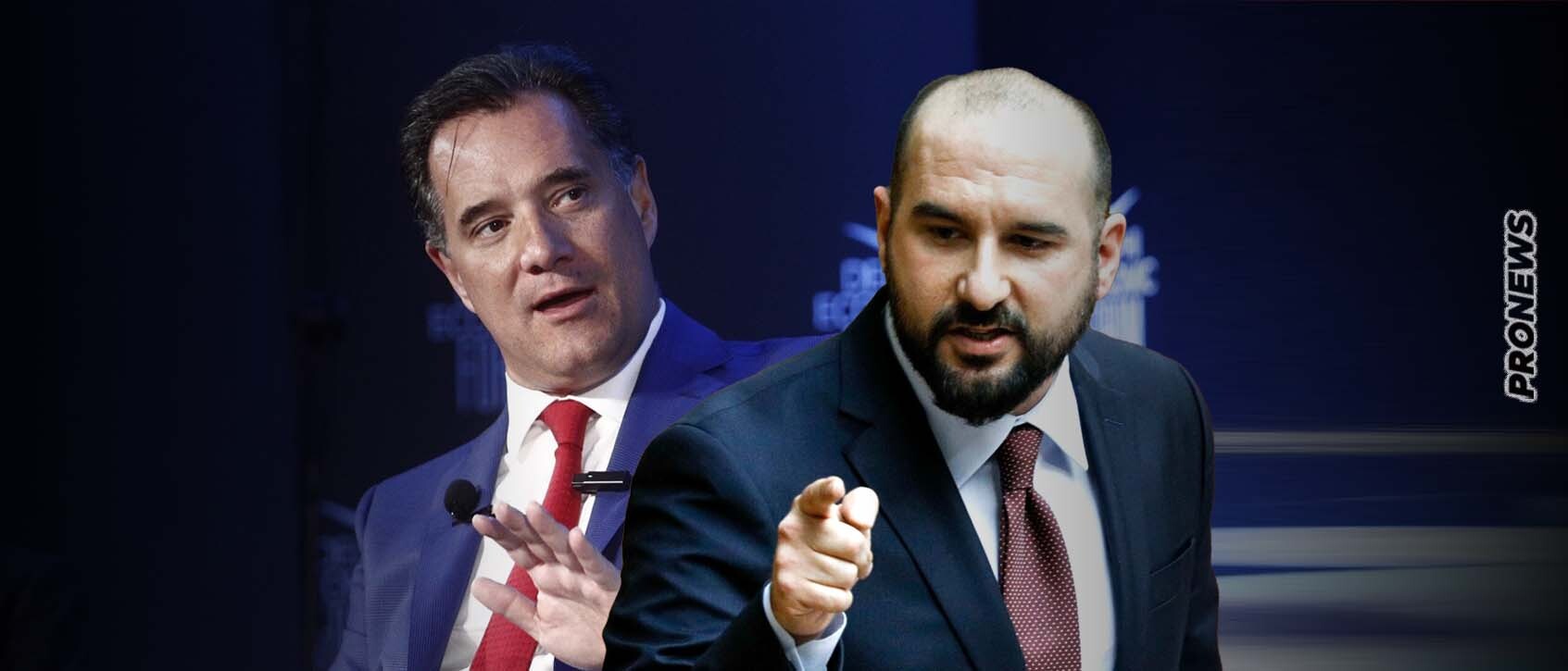 Προεκλογικοί διάλογοι «δημοκρατικού τόξου» μεταξύ Δ.Τζανακόπουλου και Α.Γεωργιάδη: «Είσαι μαύρος φασίστας» – «Είσαι κόκκινος φασίστας»