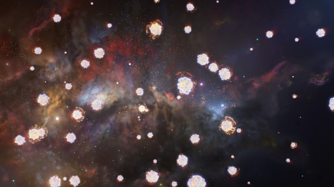 Απομεινάρια αρχέγονων άστρων κατέγραψε το τηλεσκόπιο του ESO