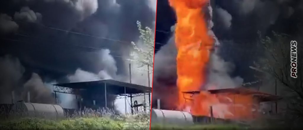 Ουκρανοί κτύπησαν τη ρωσική πόλη Σταυρούπολη – Στις φλόγες μεγάλη δεξαμενή καυσίμων (βίντεο)