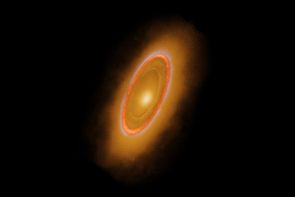 To τηλεσκόπιο James Webb ανακάλυψε σύννεφο σκόνης σε ένα από τα φωτεινότερα αστέρια του ουρανού (φωτό)