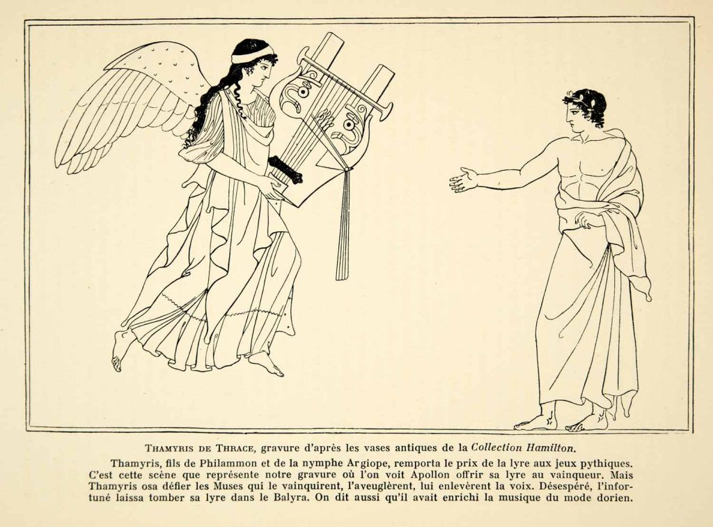 Θάμυρις: Η ιστορία του σπουδαίου μουσικού στην ελληνική μυθολογία