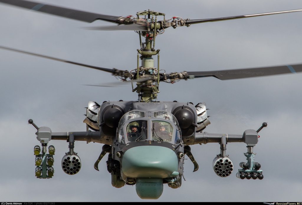 Ρωσικά επιθετικά ελικόπτερα Ka-52 εν δράσει στην Ουκρανία (βίντεο)