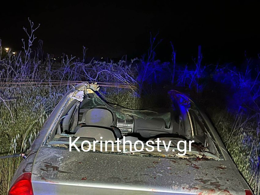 Κορινθία: Αυτοκίνητο σκότωσε άλογο στα Αθίκια – Διαλύθηκε το όχημα