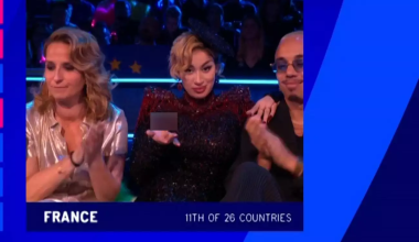 Eurovision 2023: Η χειρονομία της Γαλλίδας La Zarra την ώρα που ανακοινώνονταν τα αποτελέσματα (βίντεο)