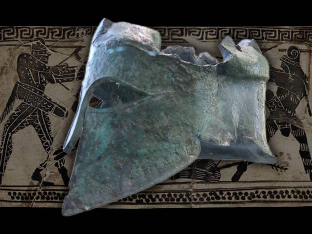 Το κράνος του Μιλτιάδη από το 490 π.Χ στο Μουσείο της Αρχαίας Ολυμπίας (φωτό)