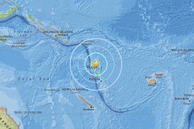 Σεισμός 7,7 Ρίχτερ στη Νέα Καληδονία – Προειδοποίηση για τσουνάμι