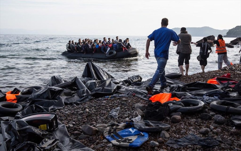 Λέσβος: Έντεκα νέοι παράνομοι μετανάστες αποβιβάστηκαν σε παραλία του νησιού