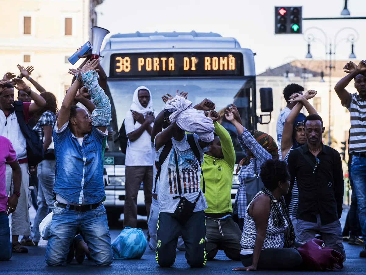 Ρώμη: Σε καταυλισμούς μεταναστών έχουν μετατραπεί δρόμοι της ιταλικής πρωτεύουσας