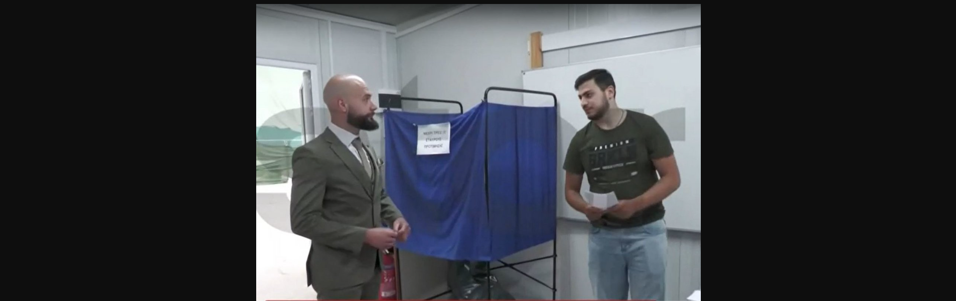 Κρήτη: Γαμπρός ψήφισε με το κοστούμι λίγο πριν τον γάμο