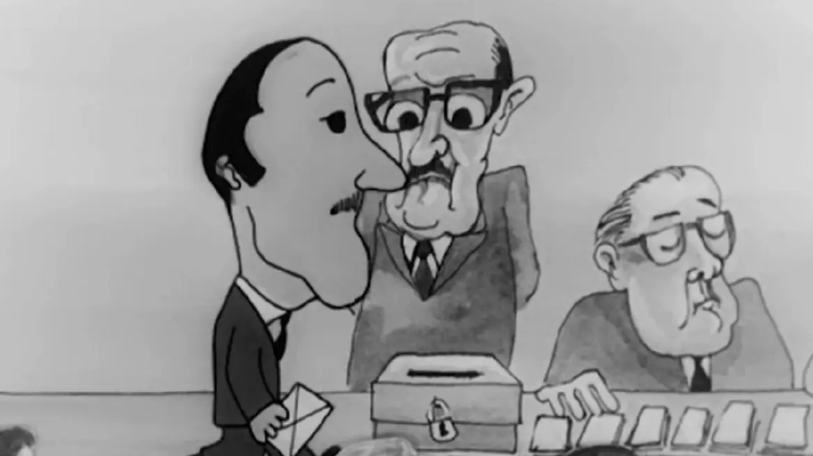 Η ΕΡΤ δημοσίευσε σπάνιο βίντεο από την πρώτη κάλπη της Μεταπολίτευσης το 1974 (βίντεο)