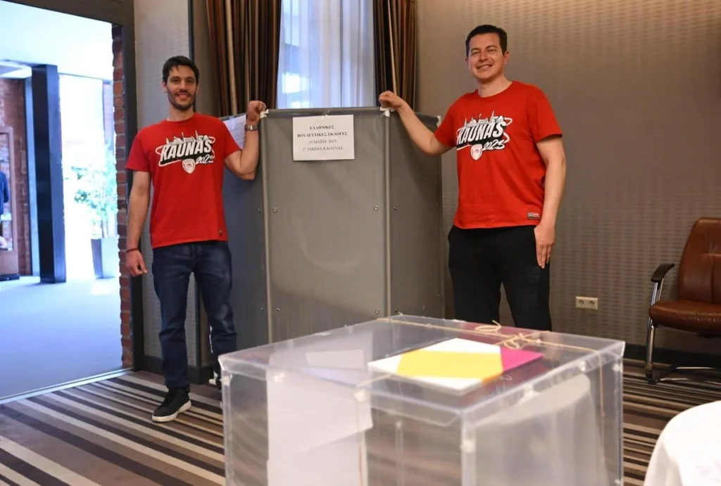 Εκλογές 2023: ΝΔ και… αποχή ψήφισαν οι οπαδοί του Ολυμπιακού στο Κάουνας