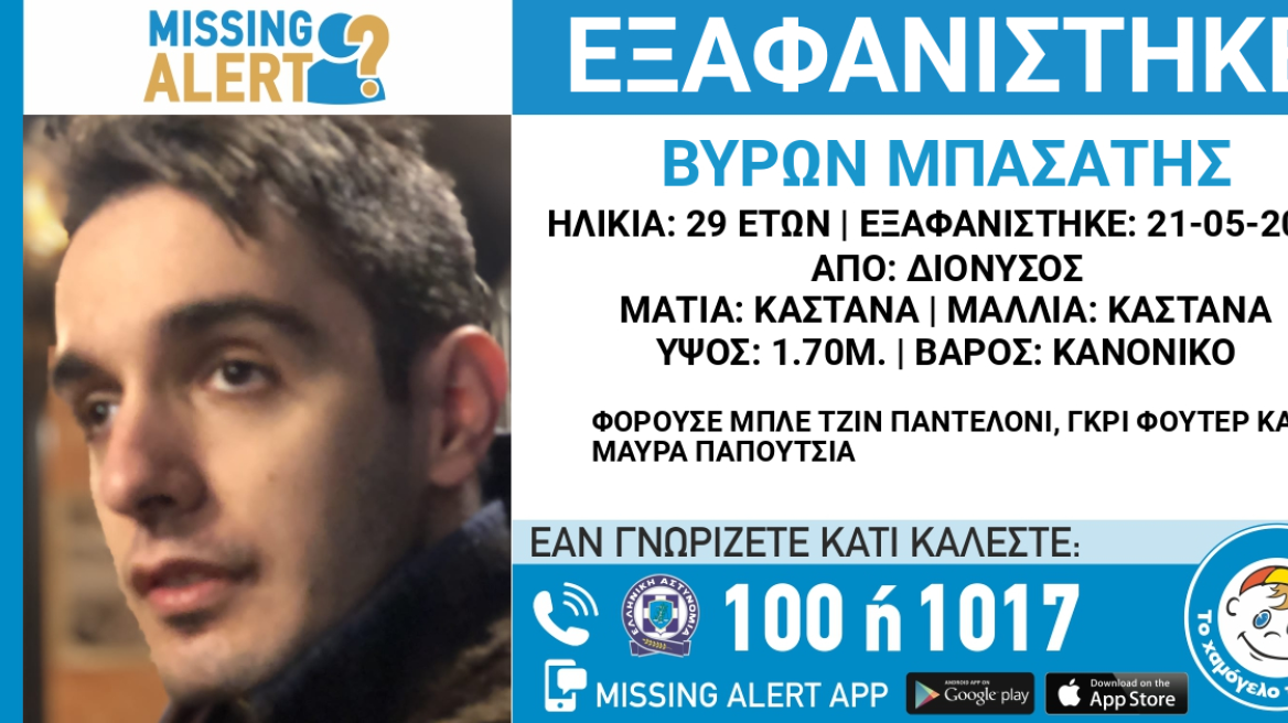 Χαμόγελο του Παιδιού: Αίσιο τέλος στην περιπέτεια εξαφάνισης του 29χρονου στο Γαλάτσι