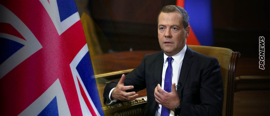 Ν.Μεντβέντεφ: «Νόμιμοι στόχοι της Ρωσίας όσοι Βρετανοί βοηθούν την Ουκρανία»