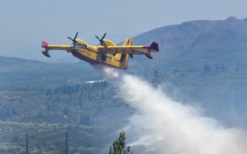 Πυρκαγιά σε δασική έκταση στο Κυψελοχώρι Λάρισας – Επιχειρούν επίγειες και εναέριες δυνάμεις
