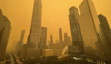 Εντυπωσιακό timelapse βίντεο δείχνει πώς η Νέα Υόρκη «πνίγηκε» από τον καπνό μετά τις φωτιές στον Καναδά