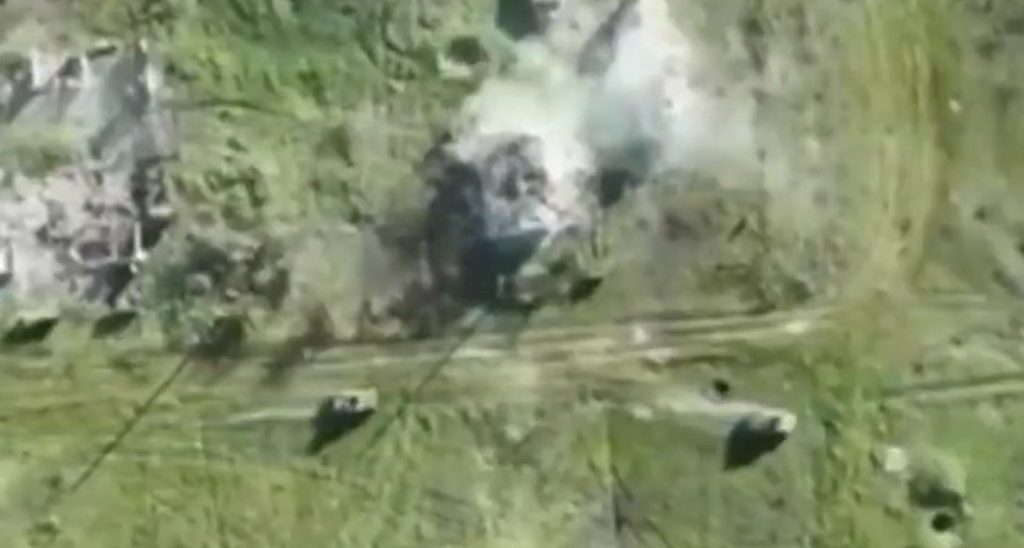 Ουκρανία: Αμερικανικό Humvee εκρήγνυται από νάρκη (βίντεο)