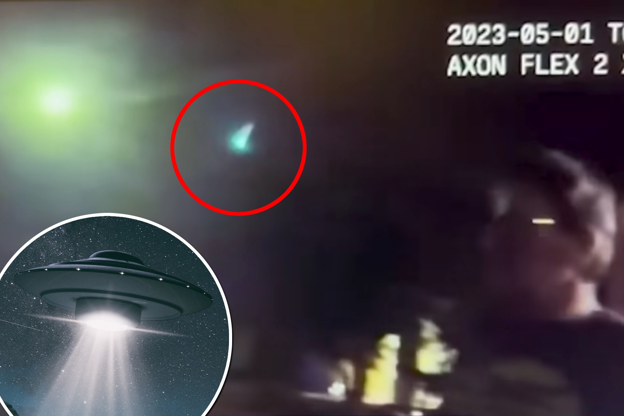 Βίντεο: Αστυνομική κάμερα κατέγραψε UFO στο Λας Βέγκας! – «Είδαμε εξωγήινους ύψους τριών μέτρων» λένε κάτοικοι της πόλης