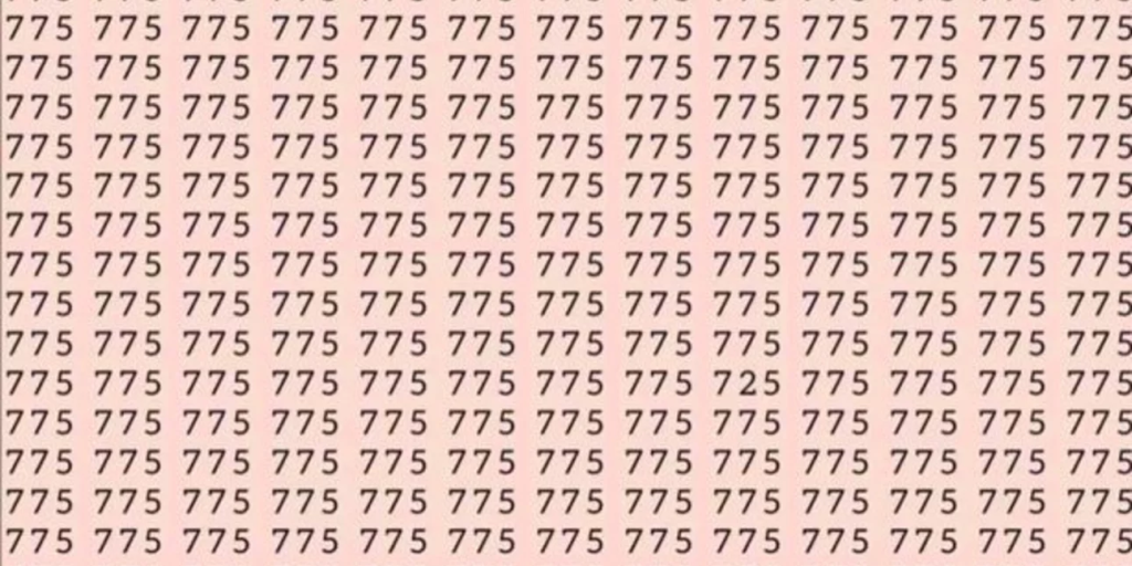 Το κουίζ που έχει «τρελάνει» το διαδίκτυο: Μπορείτε να βρείτε τον αριθμό 725 μέσα σε 7 δευτερόλεπτα; (φώτο)