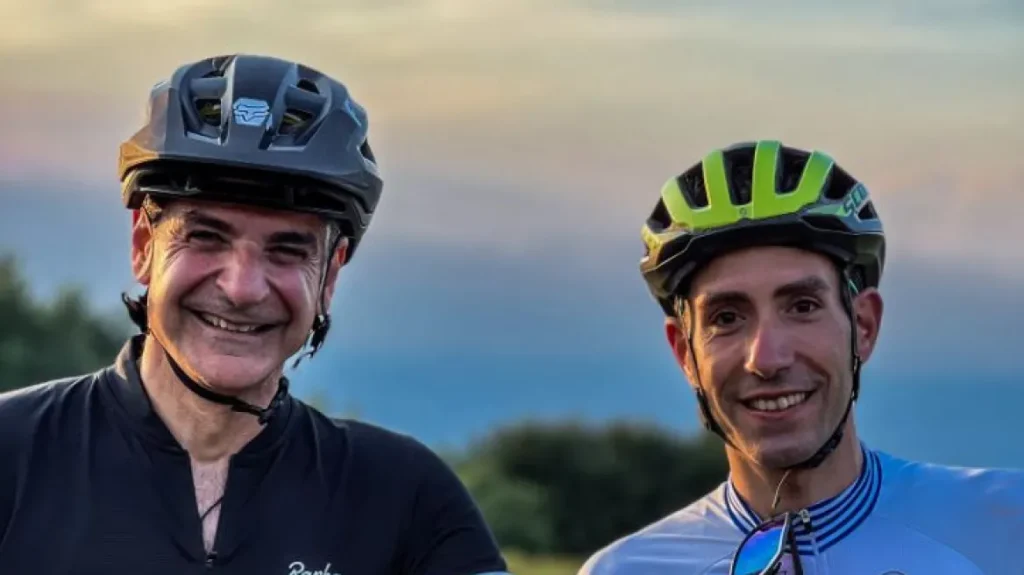 Κ.Μητσοτάκης: Στον Χορτιάτη για ποδήλατο με τον πρωταθλητή Ελλάδας 15 μέρες πριν τις εκλογές