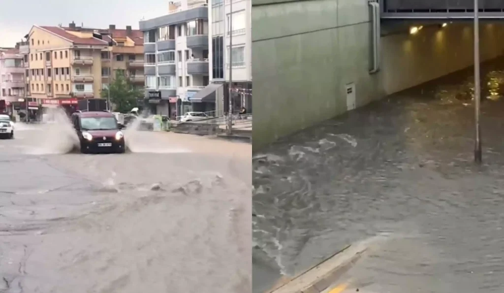 Τουρκία: Ισχυρή βροχόπτωση και χαλάζι προκάλεσαν μεγάλες πλημμύρες στην Άγκυρα