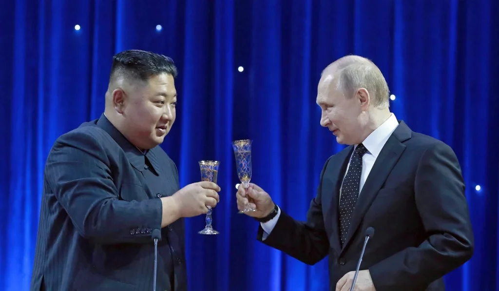 Ο Κιμ Γιονγκ Ουν προσφέρει την «απόλυτη υποστήριξή του» στον Β.Πούτιν