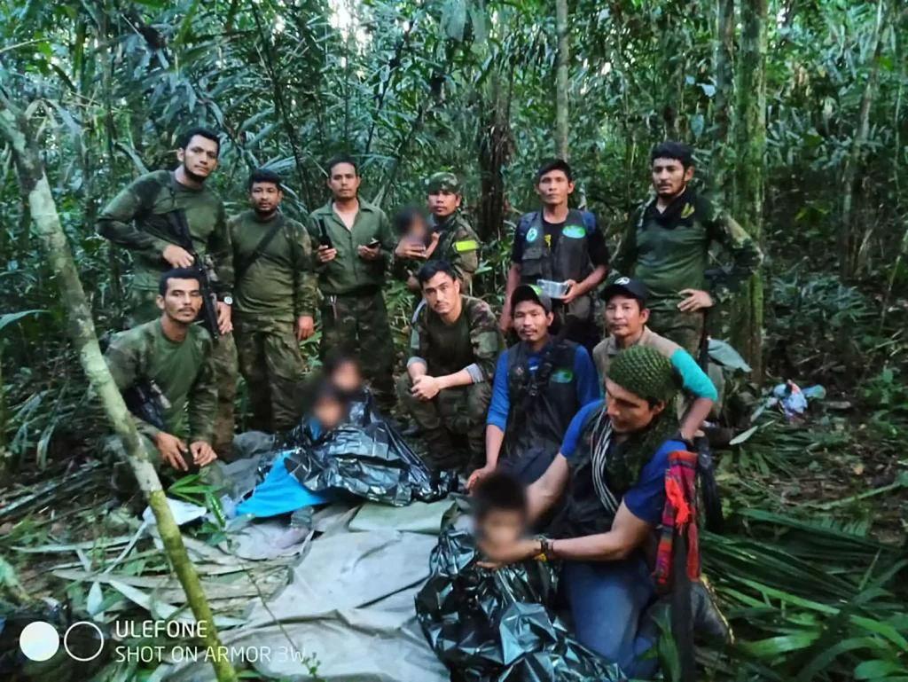 Κολομβία: Νέο βίντεο από τη στιγμή της διάσωσης των 4 παιδιών στον Αμαζόνιο