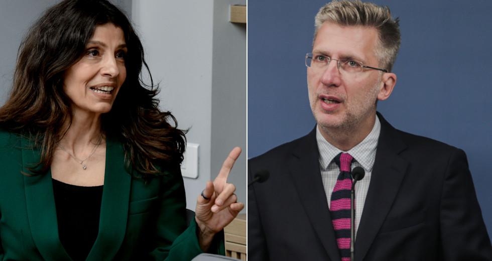 Καβγάς on air μεταξύ Α.Σκέρτσου και Π.Τσαπανίδου: «Είστε εθνική εξαίρεση» – «Κατακρημνίσατε την κόκκινη γραμμή»