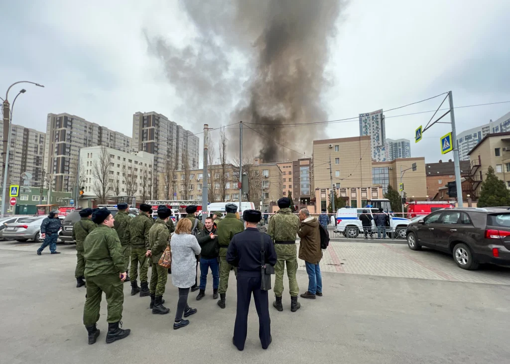 Πυρκαγιά σε θερμοηλεκτρικό σταθμό στο Ροστόφ της Ρωσίας