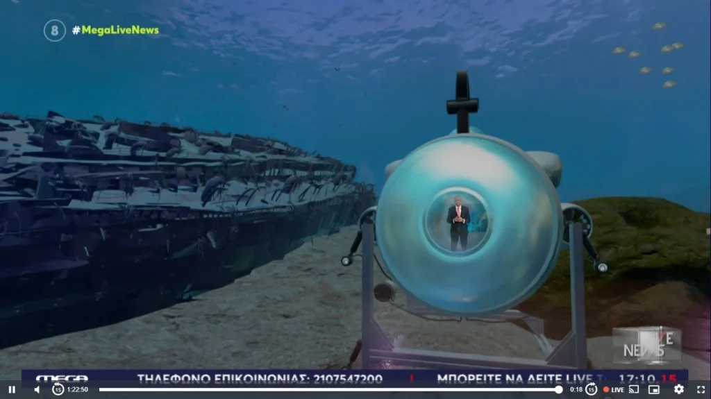 Το «τερμάτισε» ο Ν.Ευαγγελάτος: Μπήκε στο εξαφανισμένο υποβρύχιο του Τιτανικού