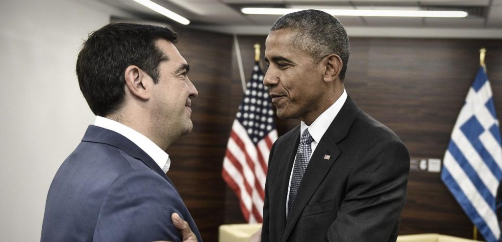 Α.Τσίπρας σε Μ.Ομπάμα: «Ευχαριστούμε που στηρίξατε την Ελλάδα σε δύσκολες στιγμές»