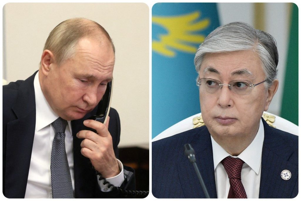 Ο Β.Πούτιν είχε τηλεφωνική επικοινωνία με τον πρόεδρο του Καζακστάν – «Πρέπει να εφαρμοστεί το κράτος δικαίου»