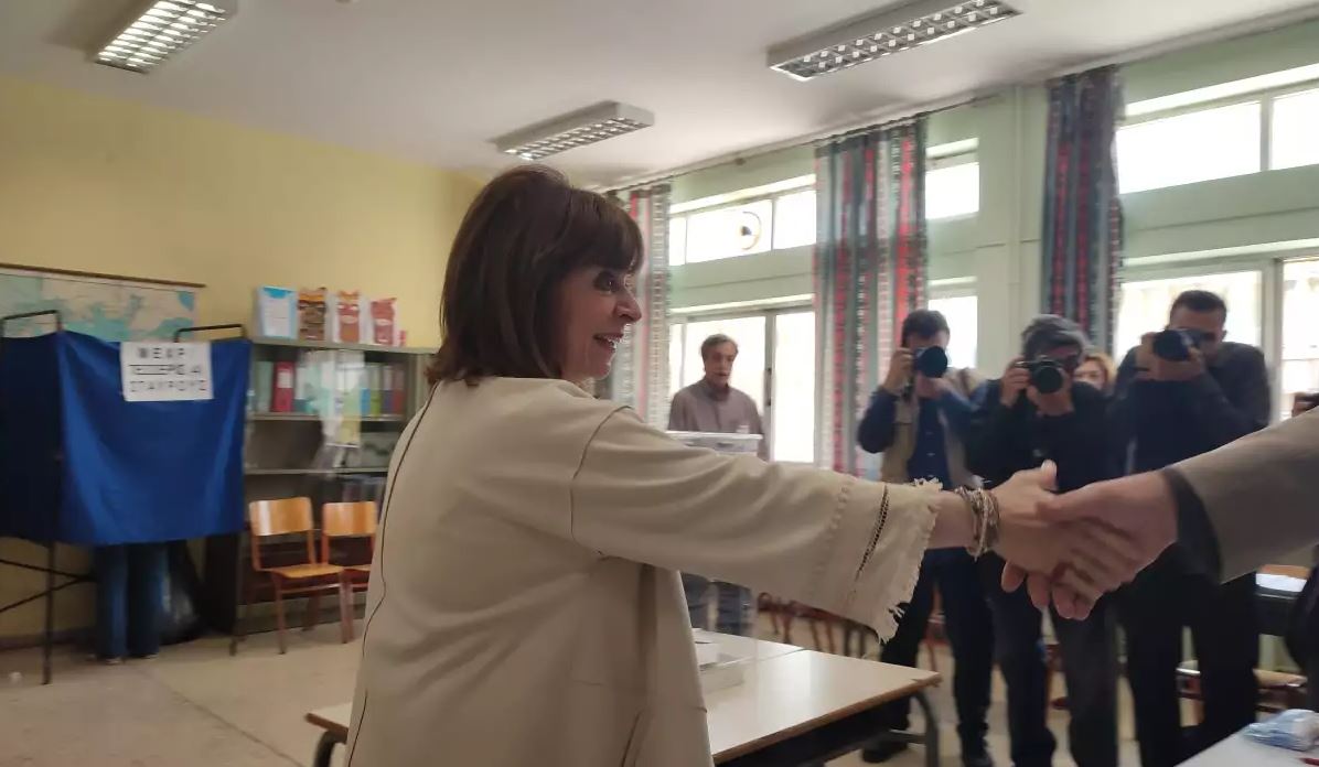 Ψήφισε η Πρόεδρος της Δημοκρατίας Κ.Σακελλαροπούλου