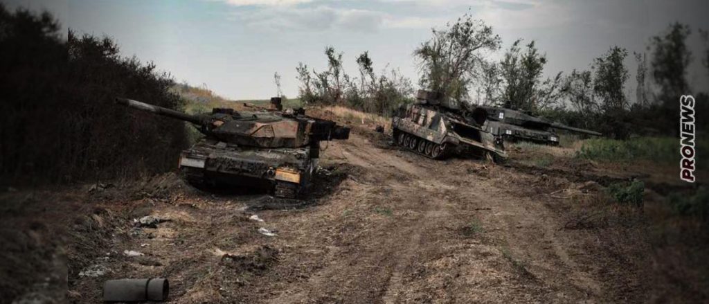 Σε ομαδικό «τάφο» των γερμανικών Leopard-2A4/A6 μετατράπηκε επίθεση των Ουκρανών στο ερειπωμένο χωριό Ριβνόπιλ – Εικόνα που σοκάρει