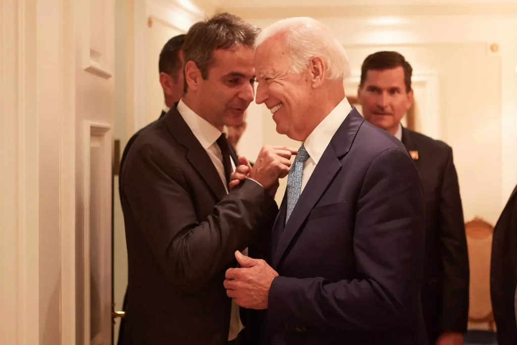 Λευκός Οίκος για επικοινωνία Κ.Μητσοτάκη-Τ.Μπάιντεν: «Συνεργασία για τη διατήρηση της σταθερότητας στο Αιγαίο»