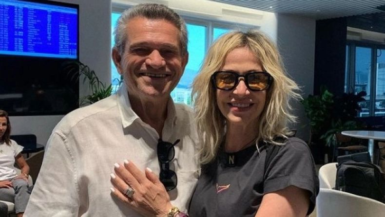 Ο Γ.Μαργαρίτης συνάντησε ξαφνικά την Α.Βίσση – «Έπαθα πλάκα» (φώτο)