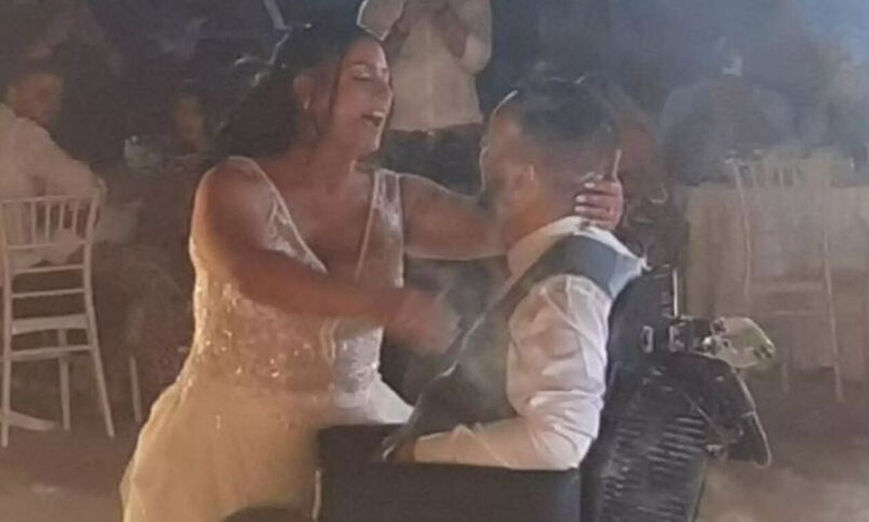 Στιγμές χαράς για τον 27χρονο που έμεινε παράλυτος στα Θεοφάνεια – Παντρεύτηκε την αγαπημένη του