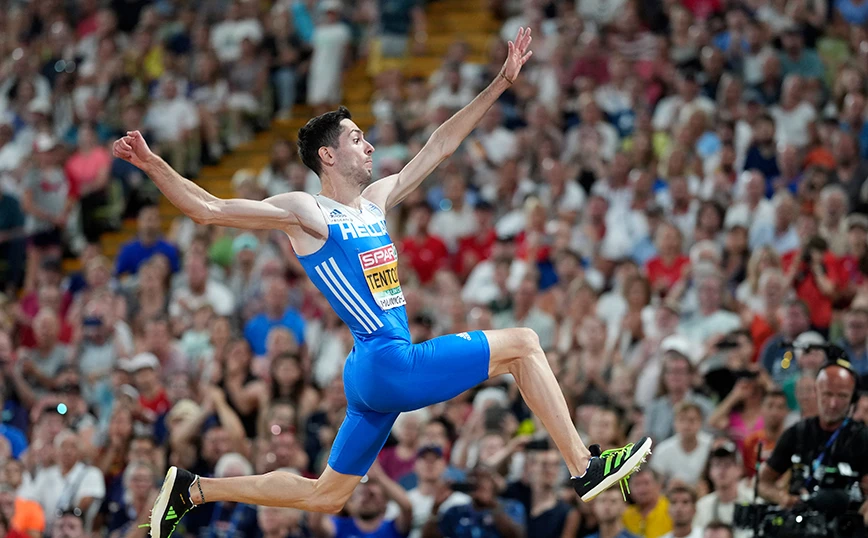 «Ιπτάμενος» Τεντόγλου: «Πέταξε» στα 8.38μ. και έπιασε το όριο για τους Ολυμπιακούς Αγώνες