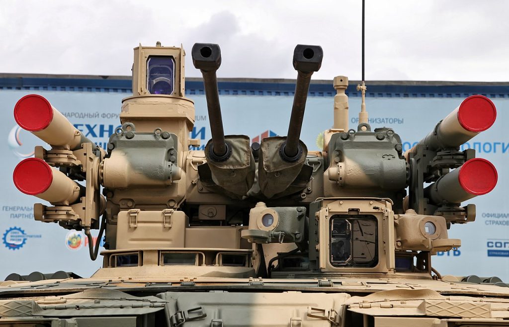 Έφοδος  του ρωσικού  εξολοθρευτή BMPT κατά ουκρανικών θέσεων