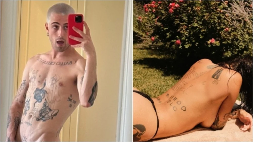 Νταμιάνο Νταβίντ: Ποζάρει με μια πετσέτα στα επίμαχα σημεία και «απαντά» στη γυμνή φωτογραφία της πρώην του (φωτό)